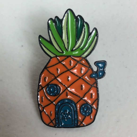 Other - Spongebob Square Pants Pineapple House Lapel Pin Stocking Stuffer Patrick Bob